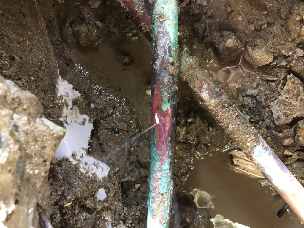 underground slab leak